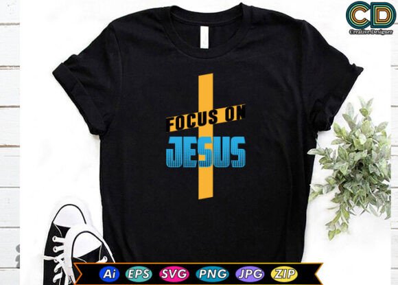 Focus on Jesus: A Thoughtful Embroidery Design for Purposeful Projects