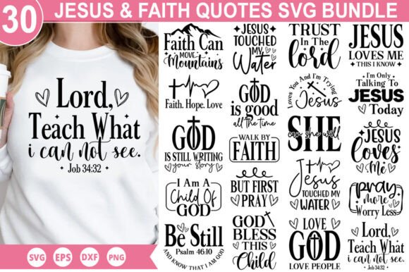 Jesus SVG Bundle: Graphics for T-Shirt Designs