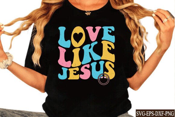 Valentine s Day SVG PNG, Love Like Jesus Review